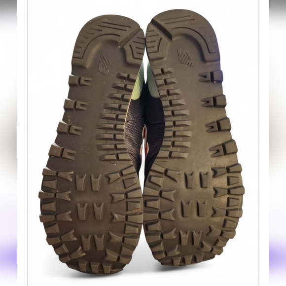 New Balance 574 Encap Classics Harbor Grey Red Mint Low Sneakers Womens Size 8.5 - Picture 2 of 7